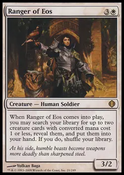 MTG RANGER OF EOS FRENCH EXC - RANGER DI EOS - ALA - MAGIC - Image 1