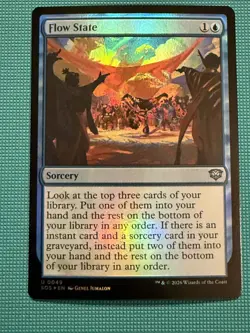 Mtg SOS Strixhaven — Flow State — NM FOIL - Image 1