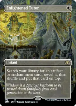 MTG ENLIGHTENED TUTOR 412 EXC - TUTORE ILLUMINATO - DMR X EN - MAGIC - Image 1