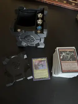 MTG Commander Damonen Deck inklusive Wurfel und 3D gedruckter Deckbox - Image 1