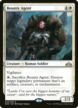 MTG BOUNTY AGENT FOIL EXC - AGENTE CACCIATAGLIE - GRN - MAGIC - Image 1