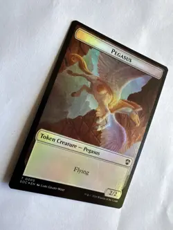 Contract 3 Pegasus 5 Double-Sided Token [Secrets of Strixhaven Commander Tokens] - Image 1