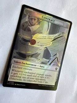 Contract 3 Pegasus 5 Double-Sided Token [Secrets of Strixhaven Commander Tokens] - Image 2