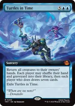 MTG - [TMT - 263] Turtles in Time (Extended Art) Teenage Mutant Ninja Turtles - Image 1