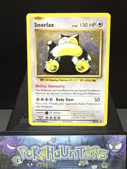 Pokemon Card Snorlax XY179 Black Star Promo Holo XY Evolutions Played - Image 1
