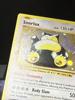 Pokemon Card Snorlax XY179 Black Star Promo Holo XY Evolutions Played - Image 3