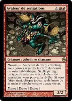 Magic MTG - Avaleur de sensations - Leveciel - EXC - FR - FOIL - Image 1