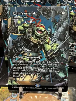 MTG | Ronin's Arsenal - Conqueror's Flail [TMT PZA Turtles] NF - Image 1