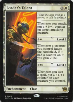 Leader's Talent R Teenage Mutant Ninja Turtles 13 NM MTG - Image 1