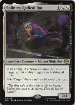 Splinter Radical Rat R Teenage Mutant Ninja Turtles 169 NM MTG - Image 1