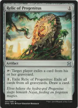Relic of Progenitus U Eternal Masters 231 LP-MP MTG - Image 1