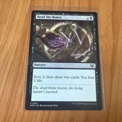 Read The Bones - N/M - March Of The Marchine Magic Gathering MTG - Image 1
