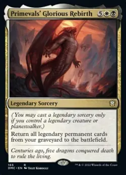 MTG Dominaria United Commander - Primevals' Glorious Rebirth - Image 1