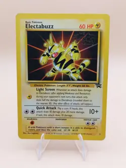 Electabuzz Pokemon Black Star Promo #2 Pokemon Movie WOTC 1999 - Image 1