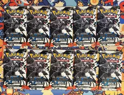 Pokemon Scarlet & Violet Black Bolt Booster Packs Lot of 10 English Sealed - Image 1