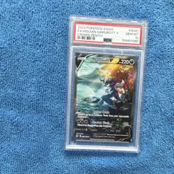Pokemon 2023 Hisuian Samurott V Full Art Ultra Rare GG51 Crown Zenith PSA 10 - Image 1