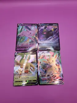 Pokemon TCG Eeveelutions Holo Ultra Rare/rare/promo Lot 4 Cards - Image 1