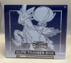 POKEMON FACTORY SEALED SWORD & SHIELD CHILLING REIGN ELITE TRAINER BOX - Image 1