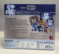 POKEMON FACTORY SEALED SWORD & SHIELD CHILLING REIGN ELITE TRAINER BOX - Image 2