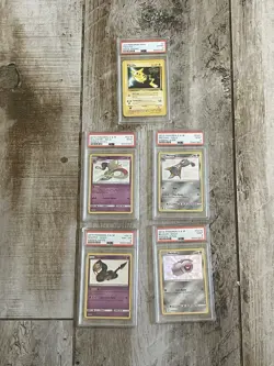 Pokemon PSA Graded Card Lot Of 5- PSA 9s 8s & A PSA 6- LNC- Free Shipping - Image 1
