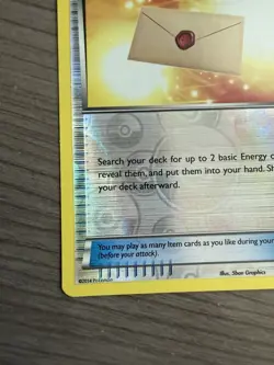 Pokemon TCG Trainer Professor’s Letter 123/146 Reverse Holo XY NM - Image 4