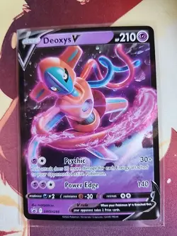 Deoxys V SWSH266 Sword & Shield Black Star Promo Pokemon TCG NM - Image 1