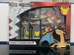 Pokemon TCG Celebrations Collection Lance's Charizard V Box 820650101625 - Image 1