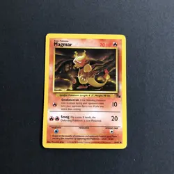 Pokemon TCG Magmar Fossil 39 Regular Unlimited Uncommon - Image 1