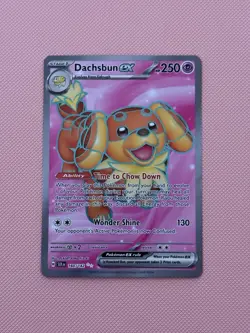 Pokemon TCG Dachsbun EX 160/142 Secret Rare - Full Art- Stellar Crown NM/M - Image 1