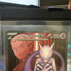 Team Rocket's Mewtwo ex 213/182 Sv10 Destined Rivals Ultra Rare Full Art Holo - Image 3