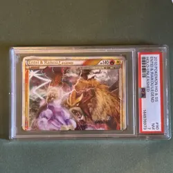 Pokemon 2010 Entei & Raikou Legend 90 Unleashed Holo PSA 7 NEAR MINT - Image 1
