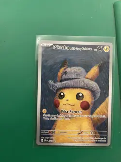 Pikachu with Grey Felt Hat SVP 085 Black Star Promo Holo Full Art EN 60HP - Image 1