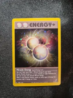 Pokemon 1st Edition Miracle Energy 16/105 Neo Destiny Holo - Image 1