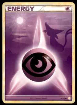 2010 Pokemon HeartGold & SoulSilver Psychic Energy Premium #119 Espeon - Image 1
