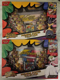 Pokemon Ascended Heroes Premium Poster Collection Gardevoir & Lucario (Set OF 2) - Image 1