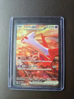 Pokemon Latias ex 239/191 Sv08 Surging Sparks Special Illustration Rare SIR - Image 1