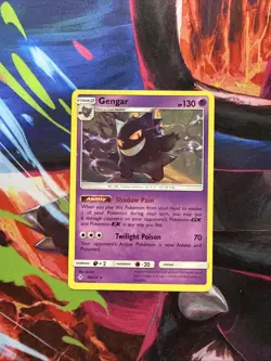 Pokemon Unbroken Bonds Gengar 70/214 NON HOLO LP - Image 1