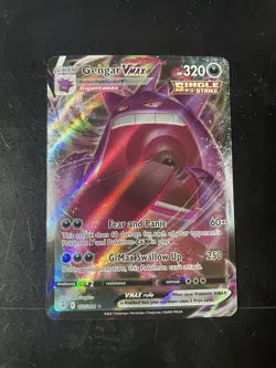 Pokemon Gengar VMAX 157/264 Fusion Strike Single Strike Holo Ultra Rare - Image 1