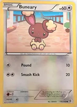 Buneary 116/149 Common Boundaries Crossed Pokemon Lightly Played - Image 1