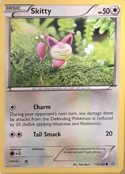 Skitty 113/160 Common Primal Clash Pokemon Lightly Played - Image 1