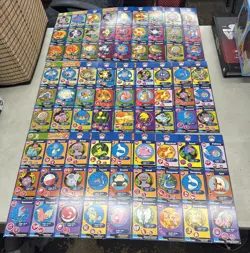 Vintage 1999 Pokemon Movie Poketrivia Burger King Uncut Sheets Complete Set 1-20 - Image 1