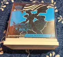 Pokemon TCG Black Bolt Elite Trainer Box ETB New Sealed - Image 1