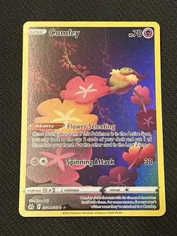 Pokemon TCG Crown Zenith GG14/GG70 Comfey Galarian Gallery Rare - NM - Image 1