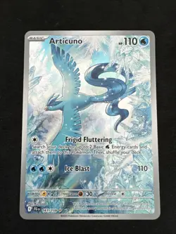 Pokemon TCG Articuno 161/159 Sv09: Journey Together Illustration Rare Holo - Image 1