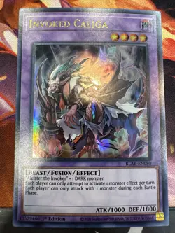 Yu-Gi-Oh! Invoked Caliga BLAR-EN080 Ultra Rare 1st Edition NM - Image 1