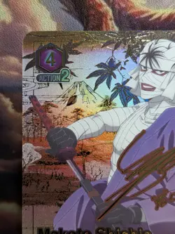Union Arena Makoto Shishio (044) (SR**) UE11BT: Rurouni Kenshin Signature - Image 2