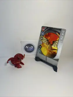 Bakugan Dragonoid B1 600G Red Pyrus Battle Brawlers W/Card Read RARE - Image 1