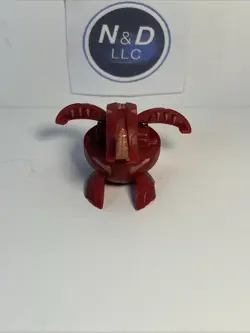 Bakugan Dragonoid B1 600G Red Pyrus Battle Brawlers W/Card Read RARE - Image 2