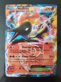 Moltres EX 14/135 Holo Pokemon TCG XY Team Plasma Storm Card NM Near Mint - Image 1