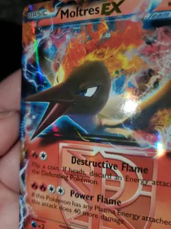 Moltres EX 14/135 Holo Pokemon TCG XY Team Plasma Storm Card NM Near Mint - Image 5